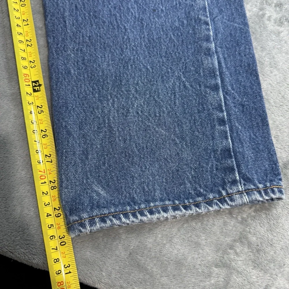 Vintage 90s Levi's 501xx Made‎ in Usa Light Blue Denim Jeans 38x34 (33x30) Retro